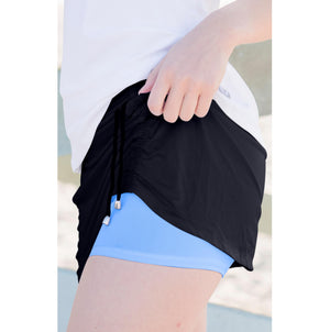 Cinch-up Skort  Black
