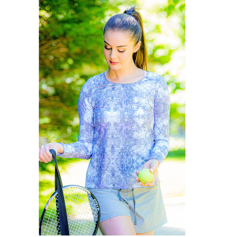 Sun Protector Top - Tie Dye Lavender