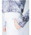 Crop Top-Hand and Neck Sun Protector - Tie Dye