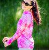 Sun Protector Half Zip Tunic - Pink Paradise