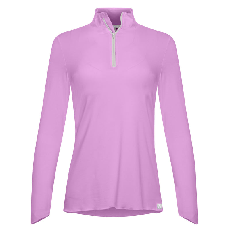 Sun Protector Half Zip Tunic - Lavender