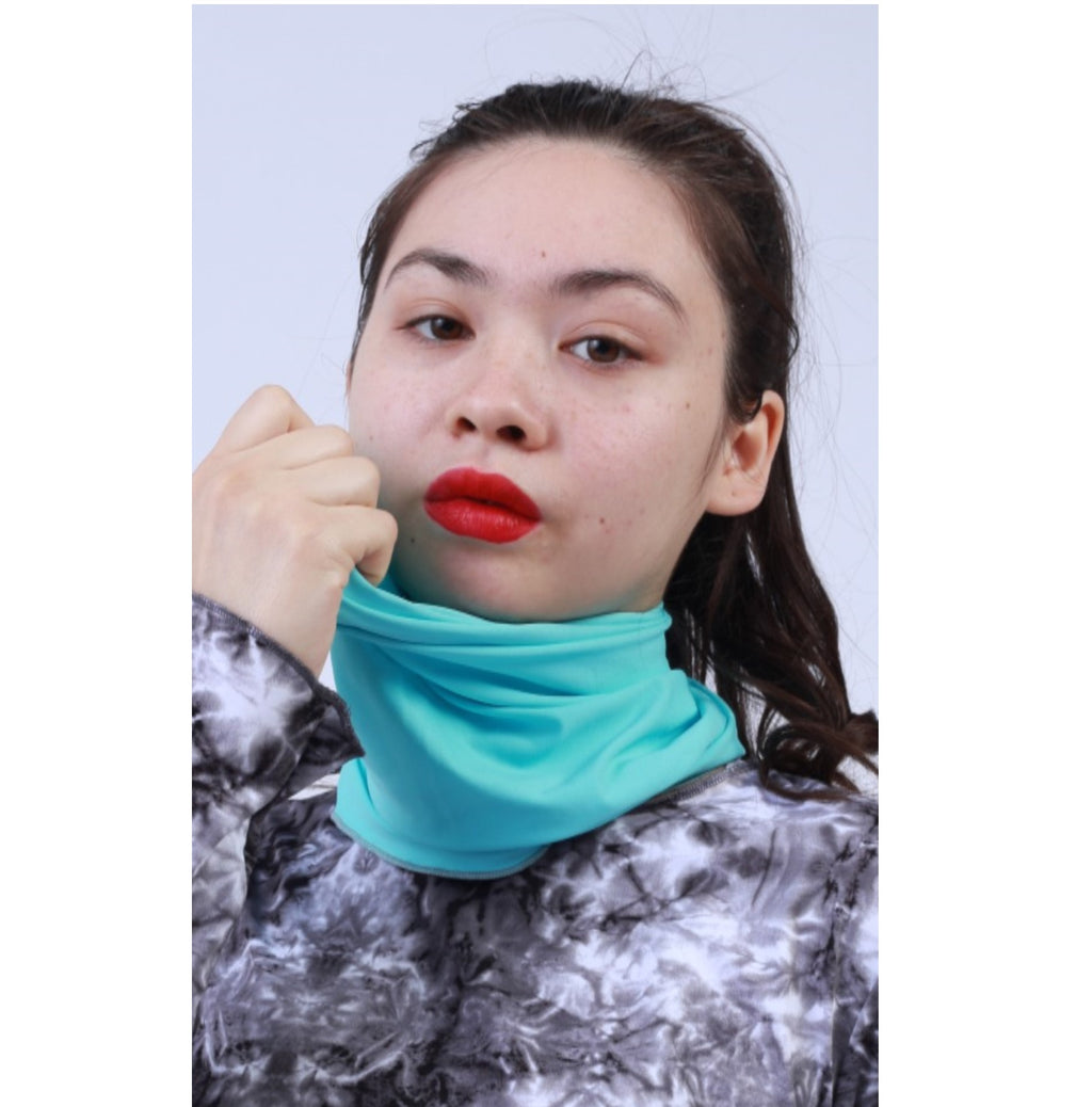 Yaffa Sun Scarf - Air Blue