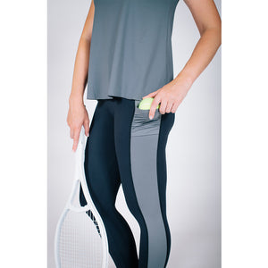 Sun Protection Legging - Blk/Char