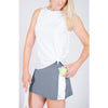Colorblock Pocket Skort - Charcoal