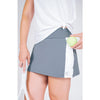 Colorblock Pocket Skort - Charcoal